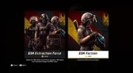 Unlocking the GSK faction by spending XCoins (Image via Ubisoft)